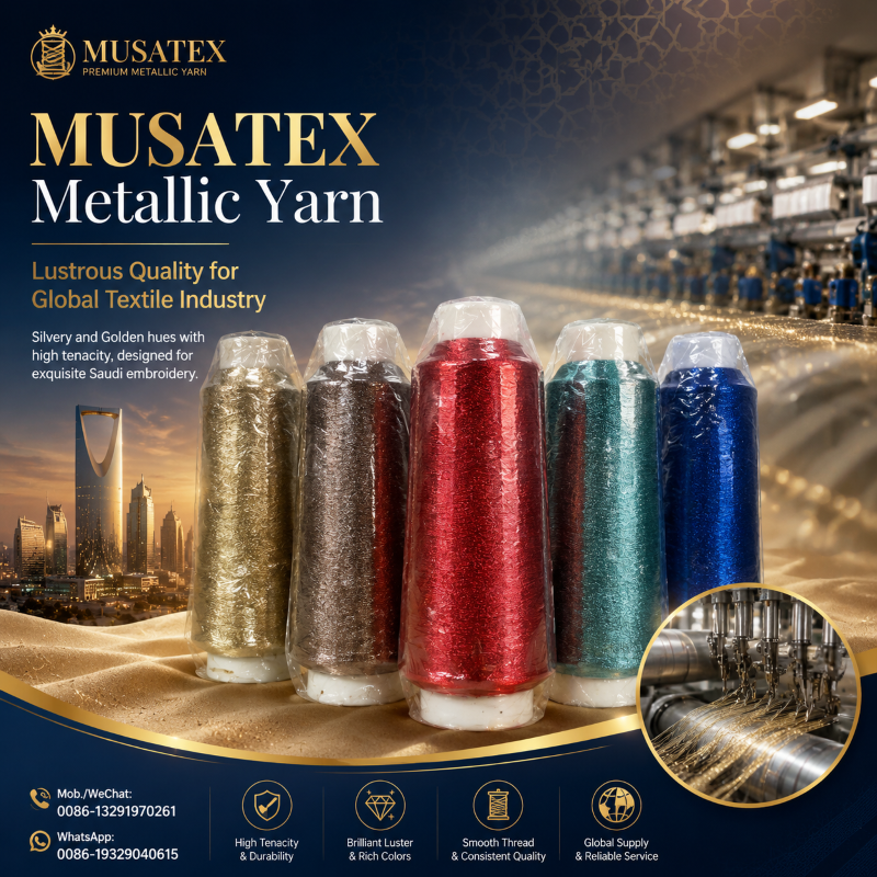 Metallic Yarn ST Style Silver Color